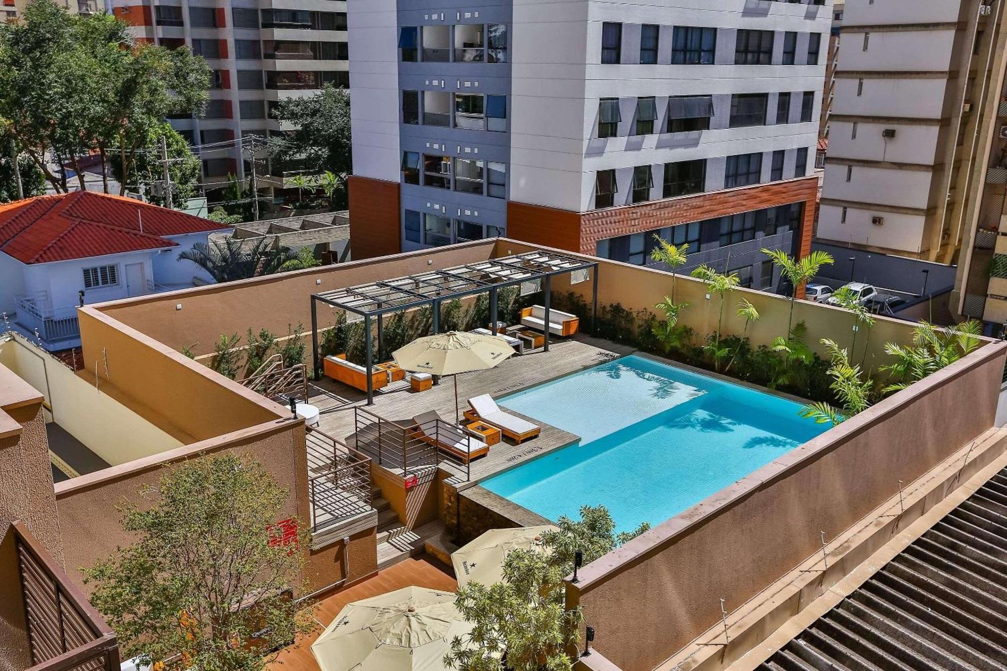 เรดิสัน เรด กัมปินาส Hotel กังปินาส ภายนอก รูปภาพ Rooftop pool at the Hotel Indigo, San Francisco